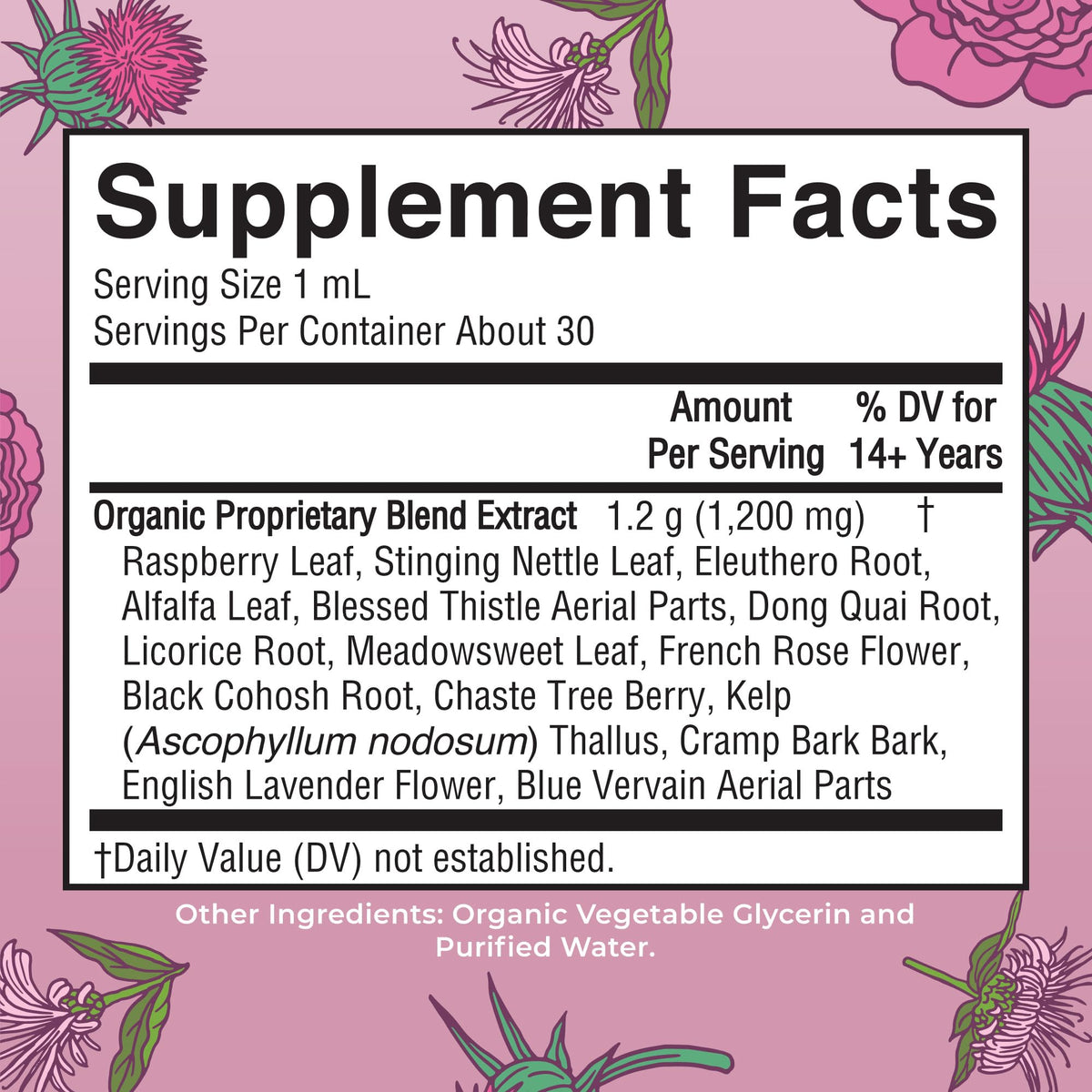 MARYRUTH'S Organic Women's Wellness Menstrual Support Liquid Drops - 1 oz - image 2
