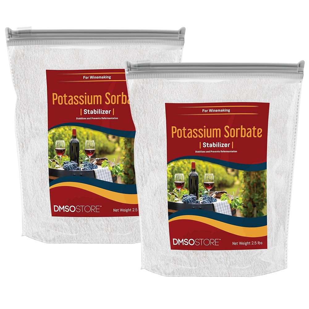 DMSOSTORE Potassium Sorbate Powder Food-Grade Preservative - 5 lb