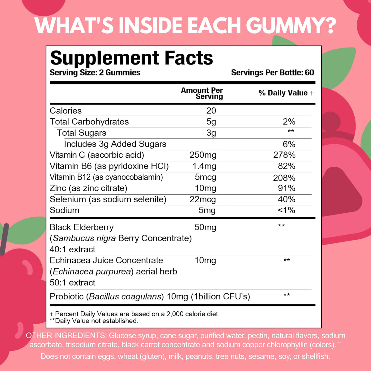 Viteey Kids Multivitamin Gummies with Probiotics - 120 Gummies - image 3