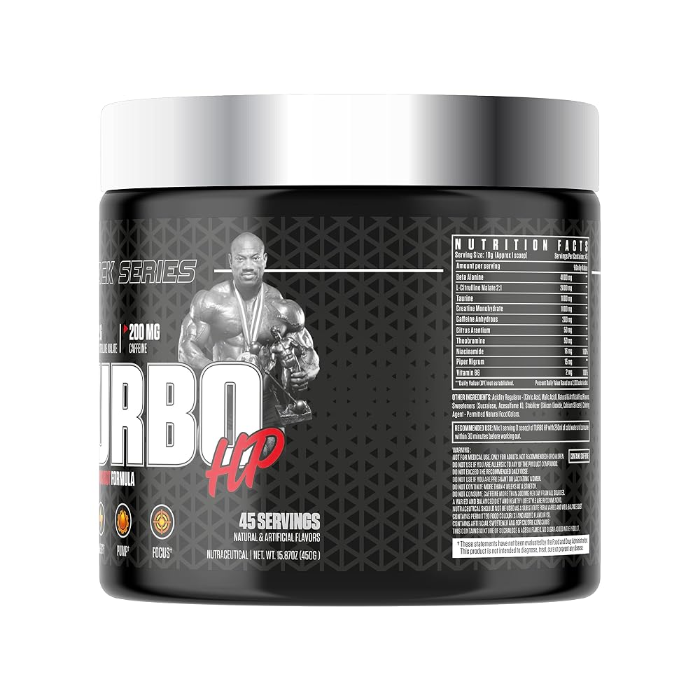 DEXTER JACKSON Black Series Turbo HP Pre Workout