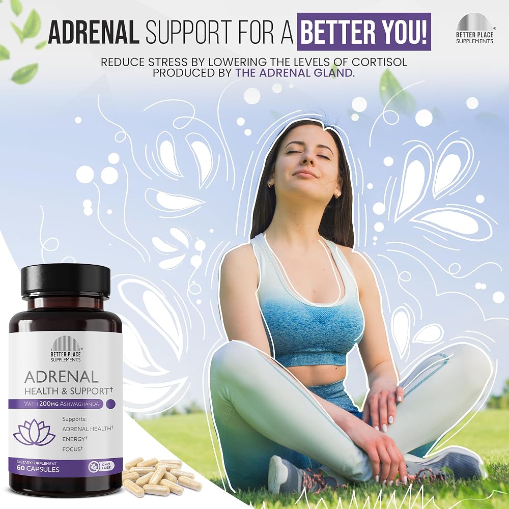Better Place Organics Adrenal Health Support - 60 Capsules - image 5