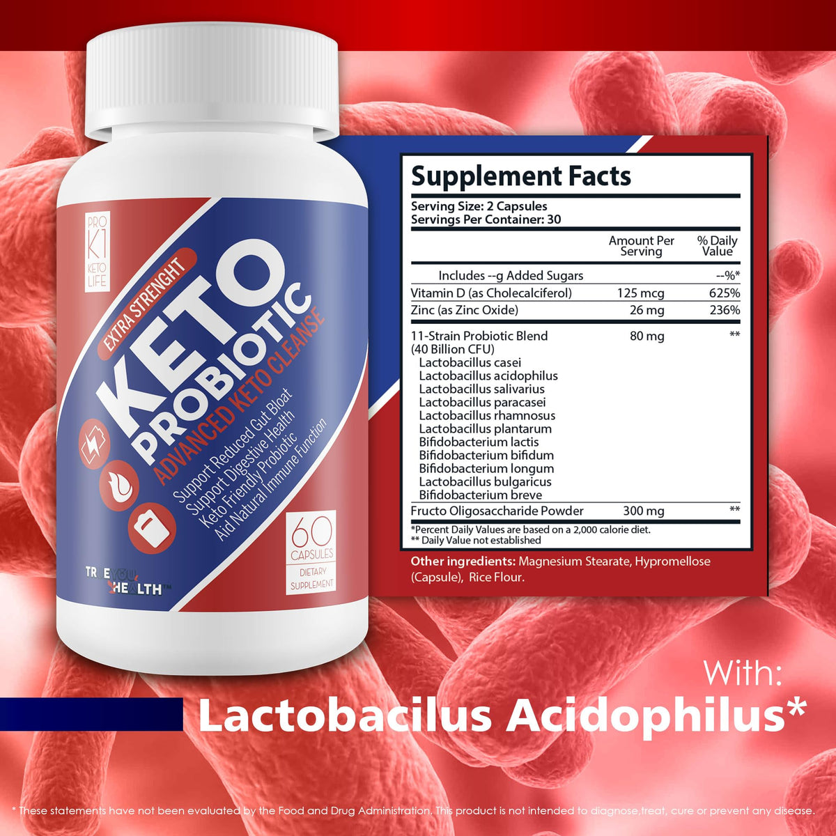 Grace nnvg Keto Probiotic 40 Billion CFU - 1 Capsules - image 5