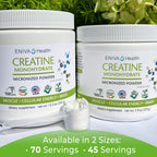 Eniva Creatine Monohydrate Powder Muscle Support - 70 Servings - image 8