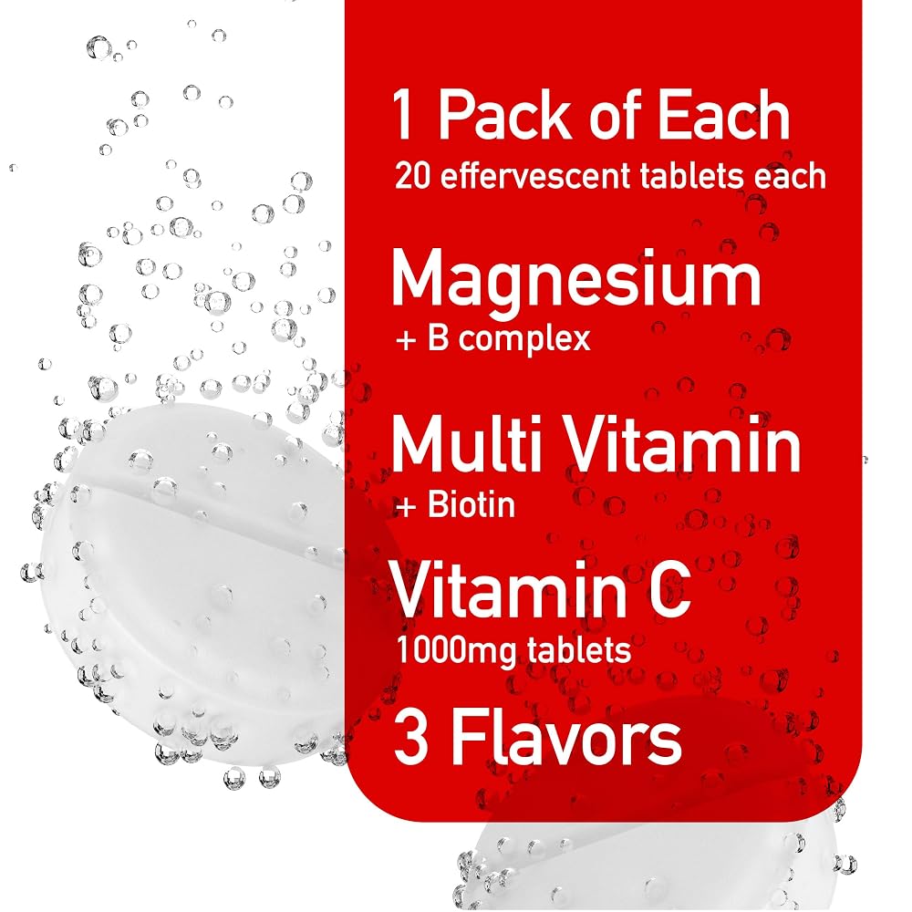 Swiss Imports Effervescent Variety Pack with Vitamin C 1000mg