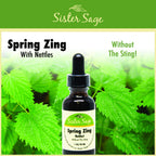 SISTER SAGE Spring Zing, All Natural Nettles Extract