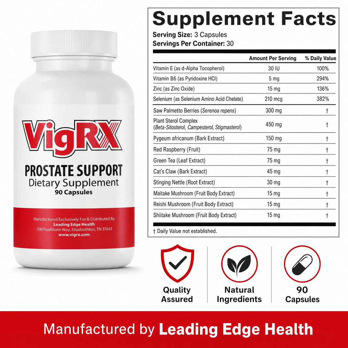 VigRX Prostate Support Supplement for Men - 90 Capsules - image 4