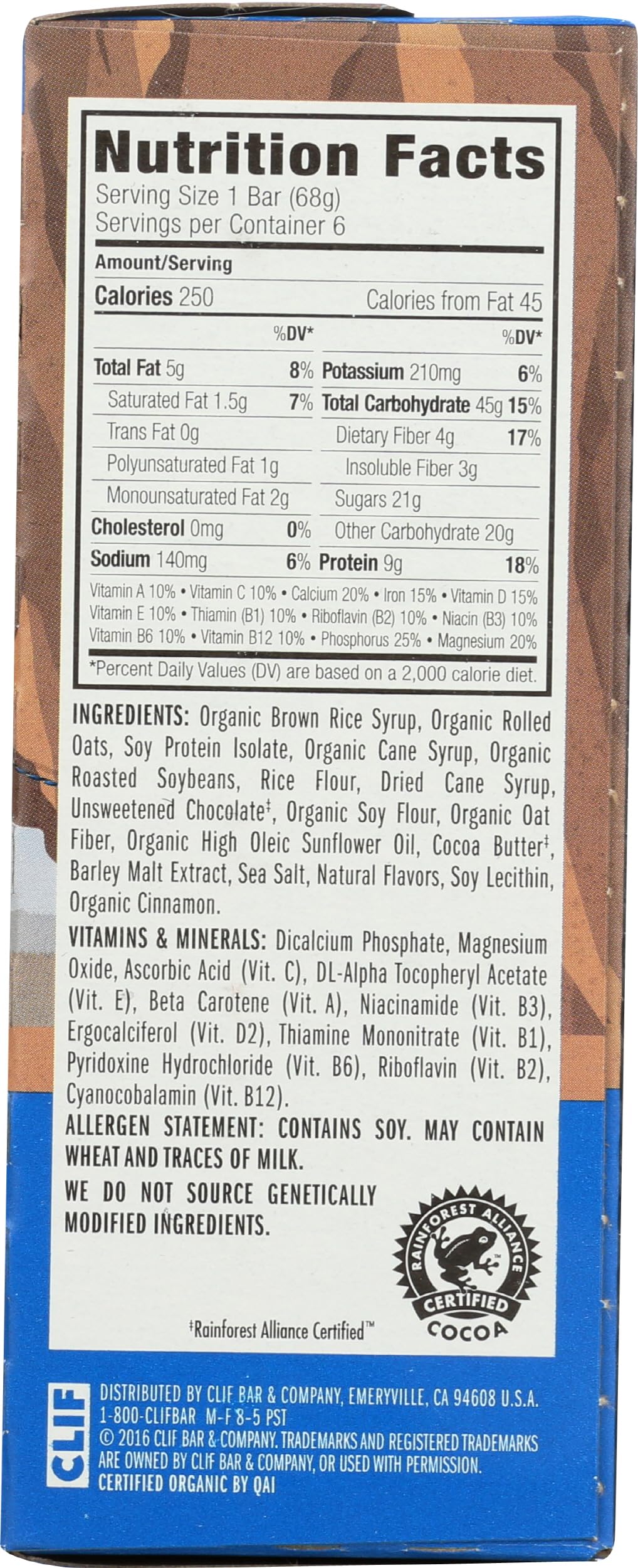 Clif Bar Chocolate Chip Energy Bar - 6 Pack - image 7