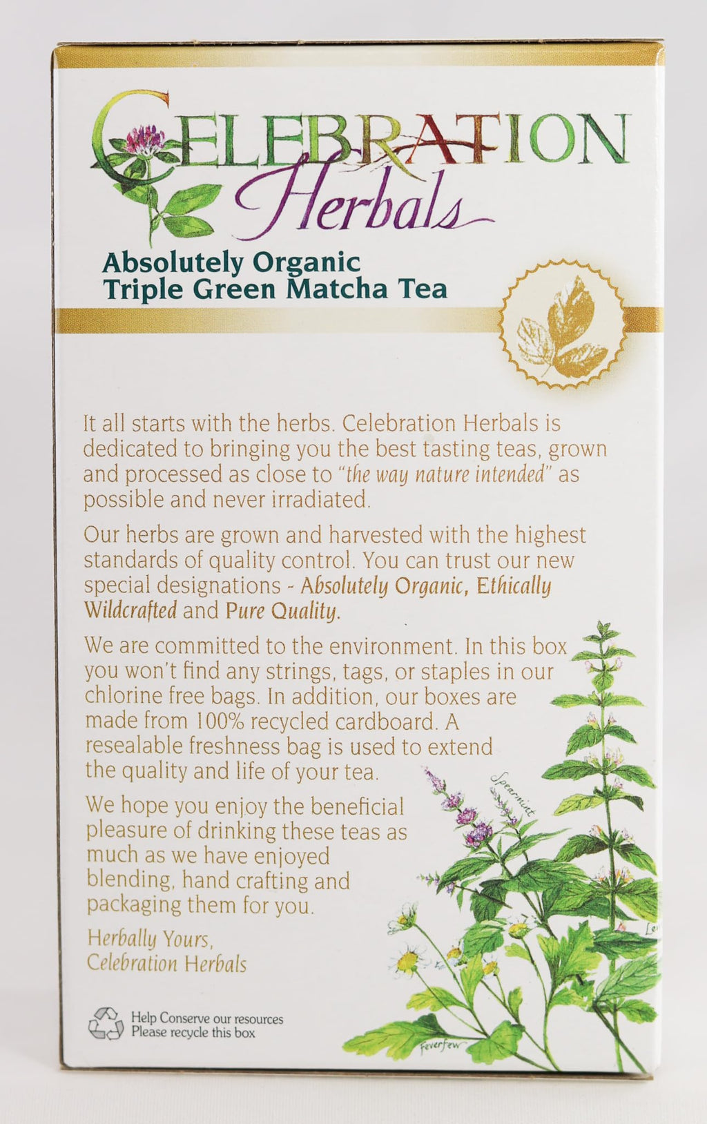 Celebration Herbals Triple Green Matcha Tea Organic - 24 Bags - image 6