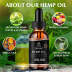 HMone Hemp Oil High Potency Organic Drops - 2 Pack - image 4