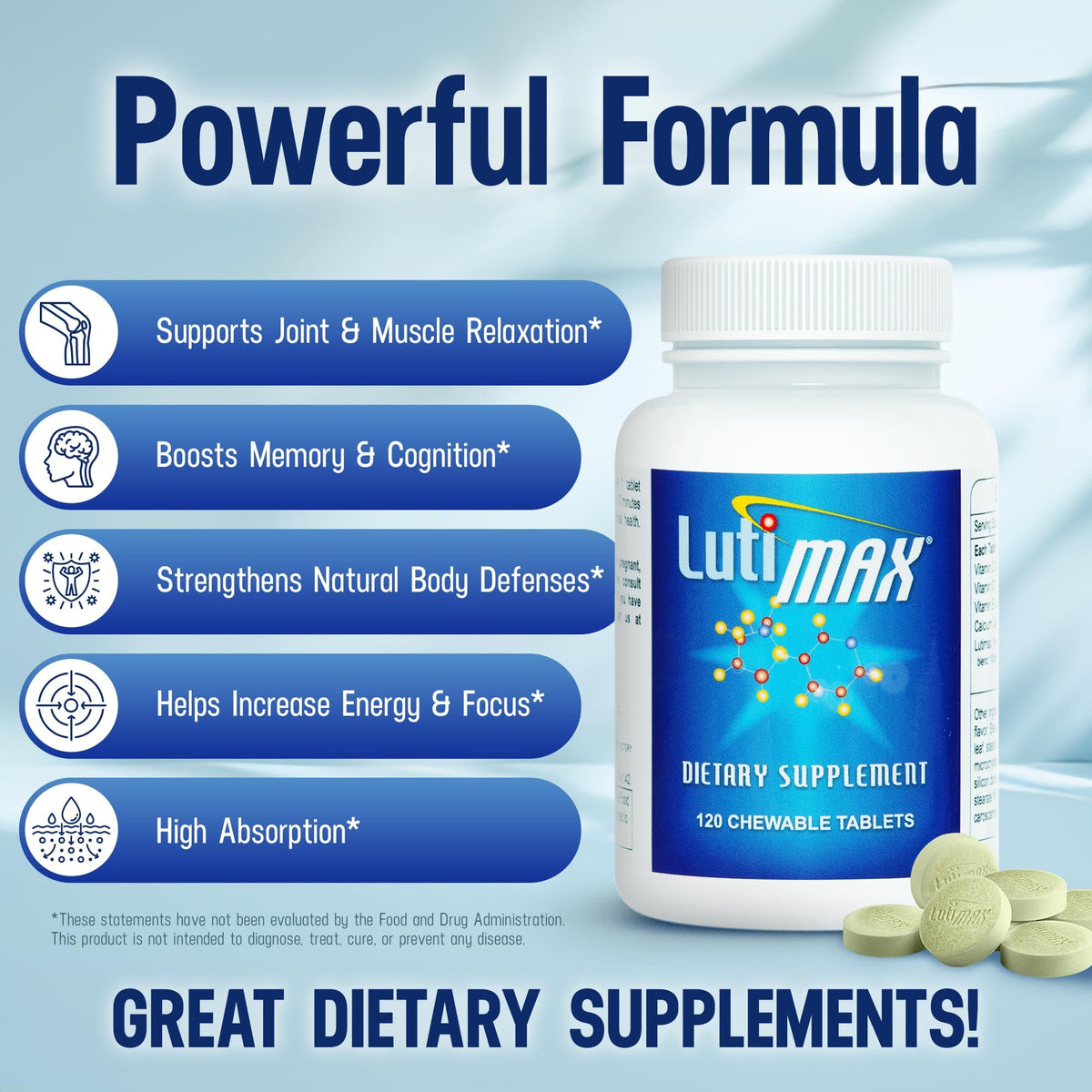 Luti Luteolin Complex with Rutin Brain Support - 120 Tablets - image 4