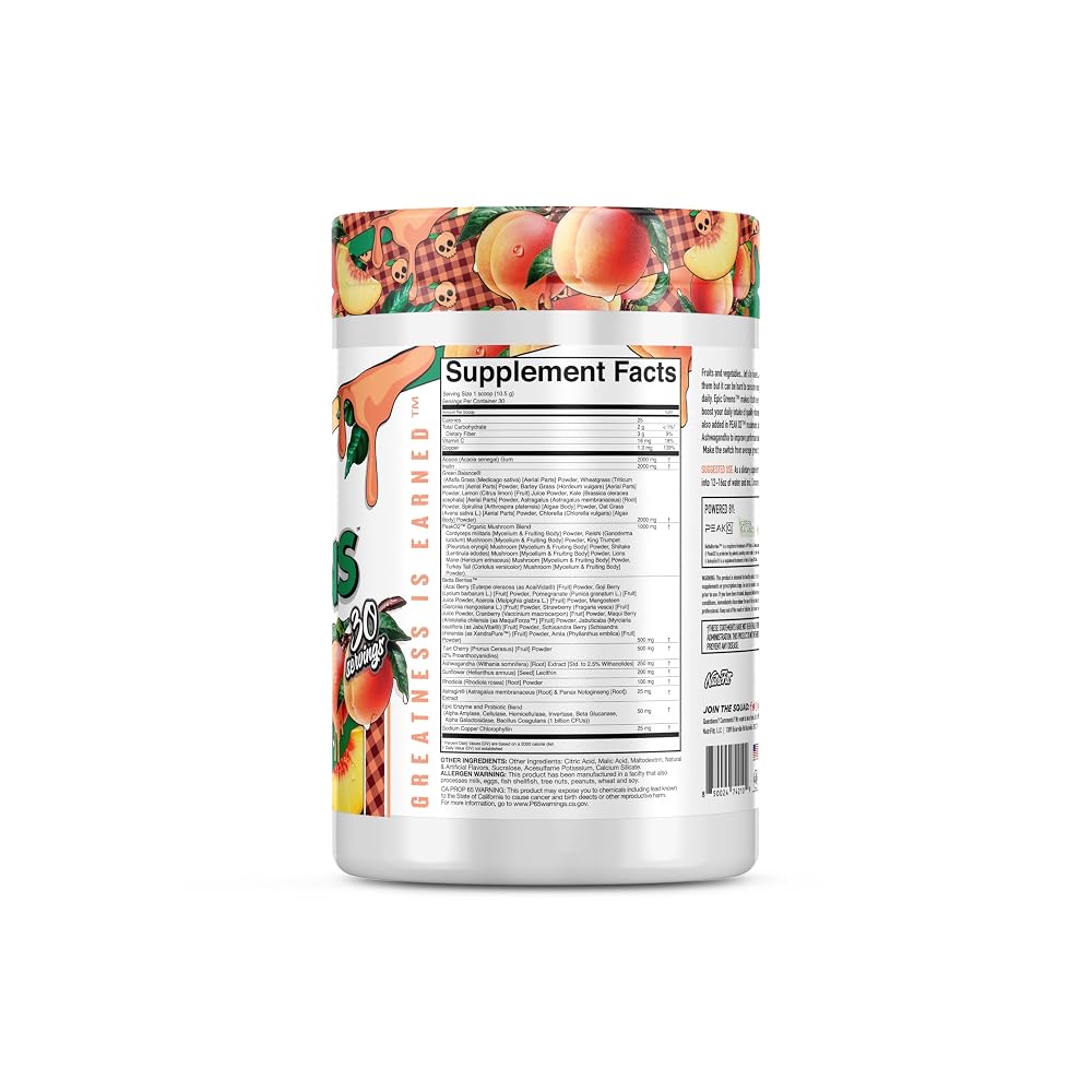 NutriFitt Epic Greens Superfood Powder - 30 Servings - image 2