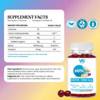 VITA GLOBE Biotin Gummies 5000mcg for Hair, Skin & Nails - 80 Gummies - image 2
