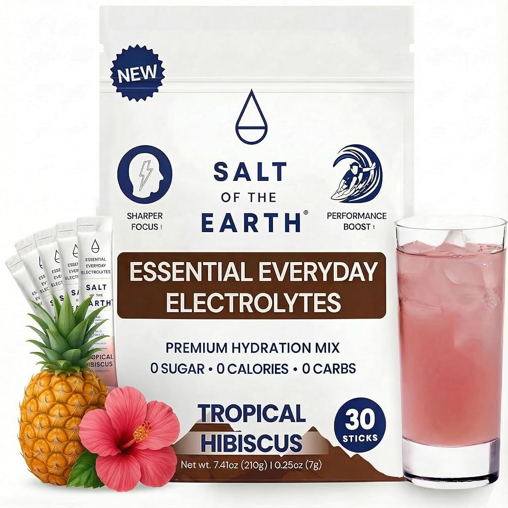 Salt of the Earth Premium Zero-Sugar Electrolyte - Made with Pink