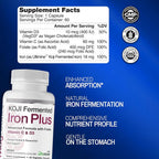 Magceutics Koji Fermented Iron with Vitamin C, D3 & Folate - 60 Capsules - image 2