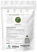 Micro Ingredients Organic Chlorella Tablets 500mg - 720 Tablets - image 2
