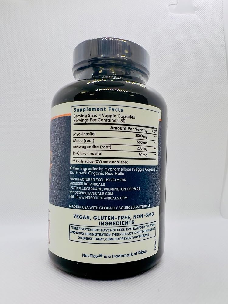 Windsor Botanicals Myo-Inositol & D-Chiro Inositol 40:1 Ratio - image 7