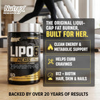 Nutrex Research Lipo-6 Black Hers Ultra Concentrate - 60 Capsules - image 4