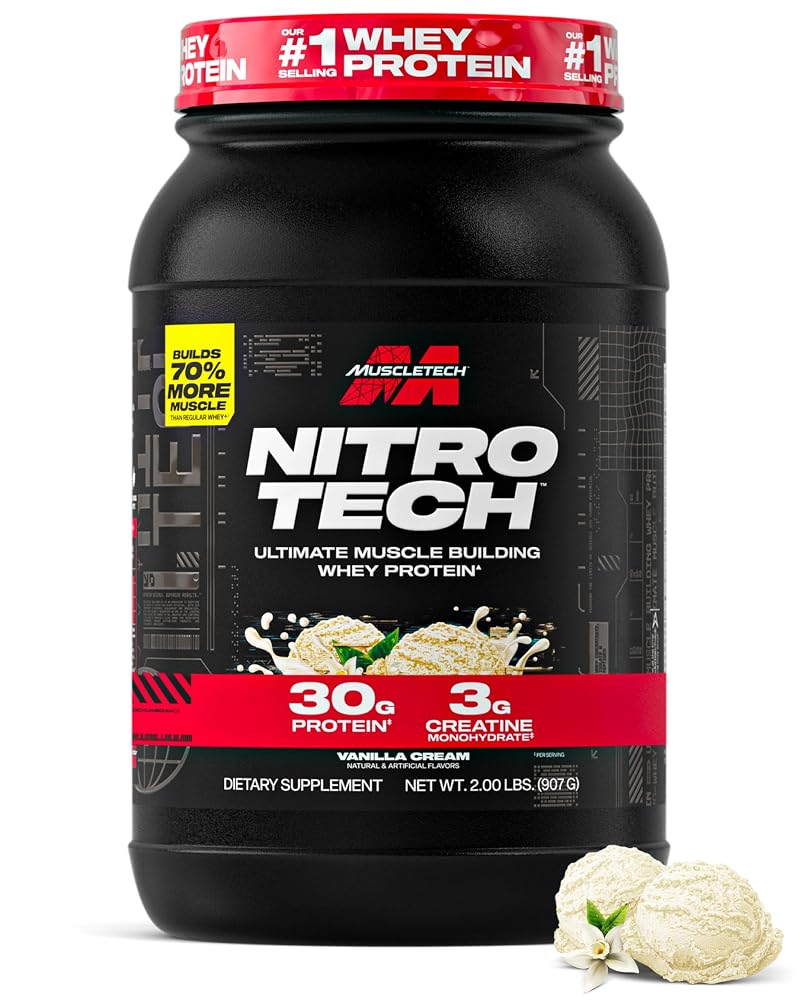 MuscleTech Whey Protein Powder (4LB and 2.2LB) - 30g Protein - image 3