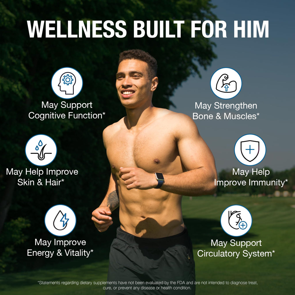 Pure By Nature One-Daily Multivitamin for Men - 60 Vegetarian Capsules - image 4