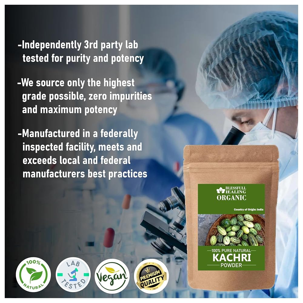 Blessfull Healing Organic Kachri Powder 100% Pure Natural 200 Gram /