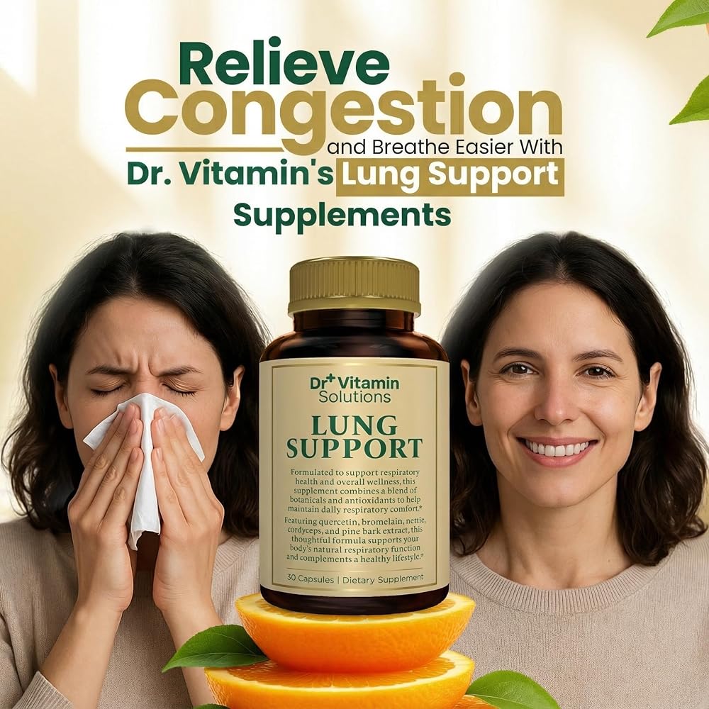 DR VITAMIN SOLUTIONS Lung Detox 10-in-1 Cleanse - 30 Capsules - image 6