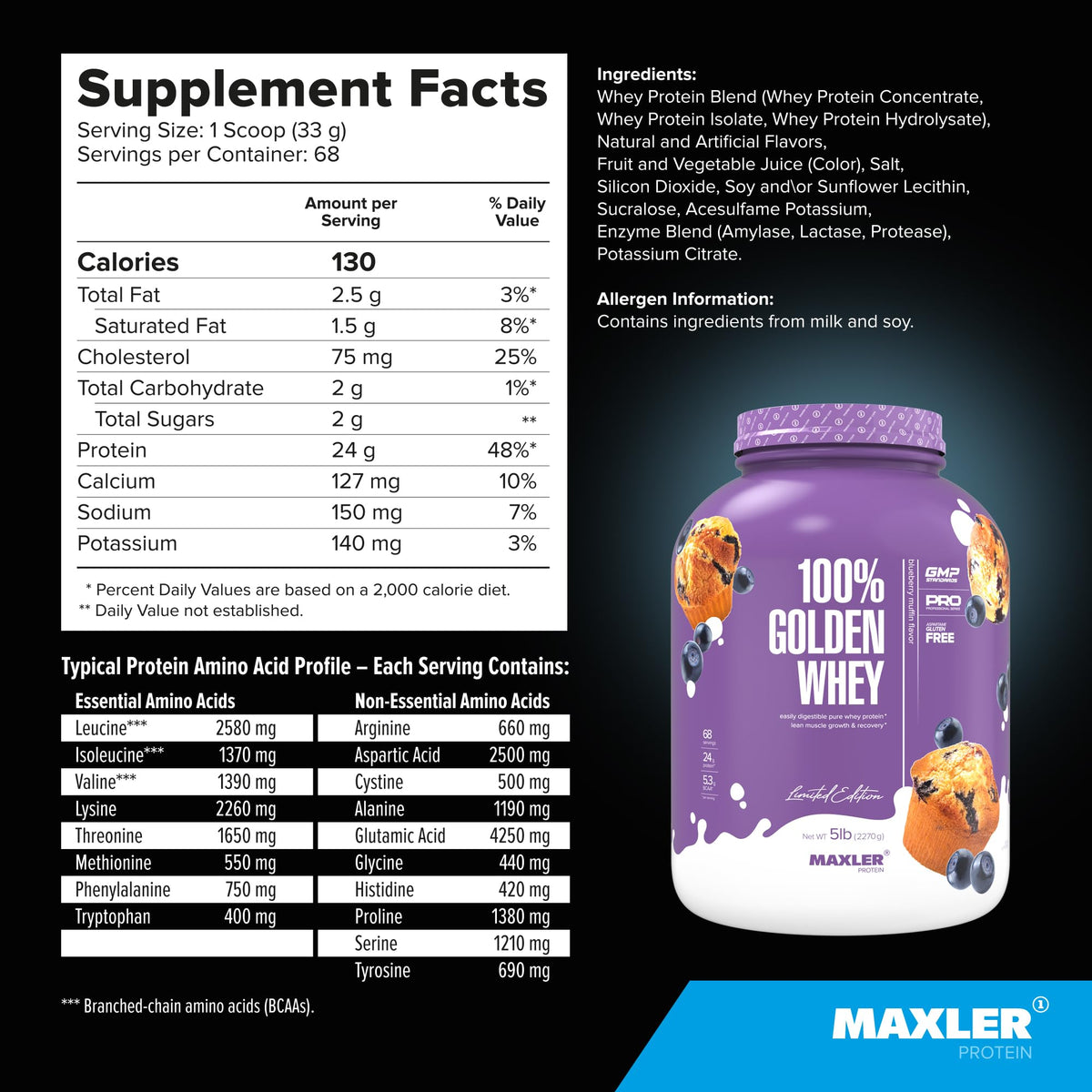 Maxler 100% Golden Whey
