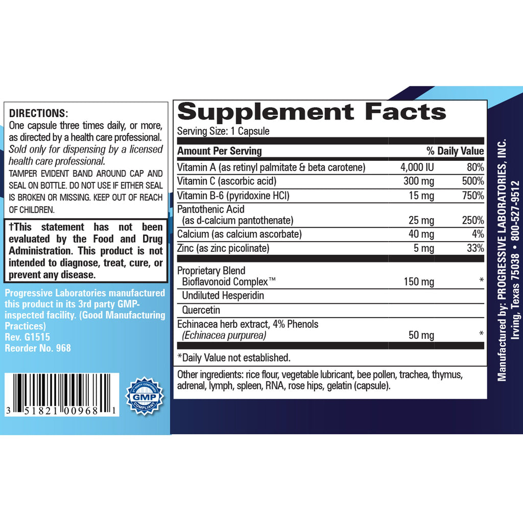 Progressive Laboratories Rehab Forte Immune Support - 90 Capsules - image 2