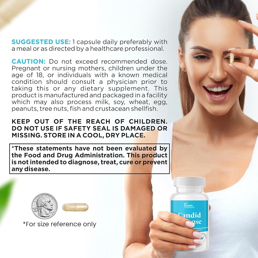 DR VITAMIN SOLUTIONS Candida Cleanse Detox Capsules - 30 Count - image 9
