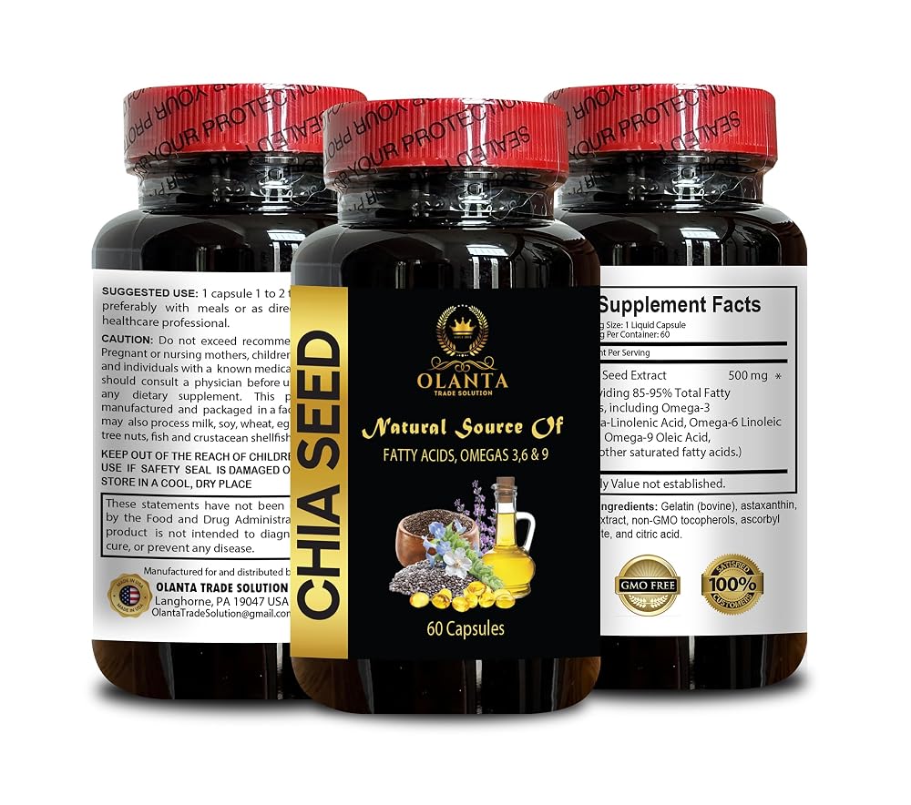 OLANTA TRADE SOLUTION Chia Seed Extract - 60 Capsules - image 2