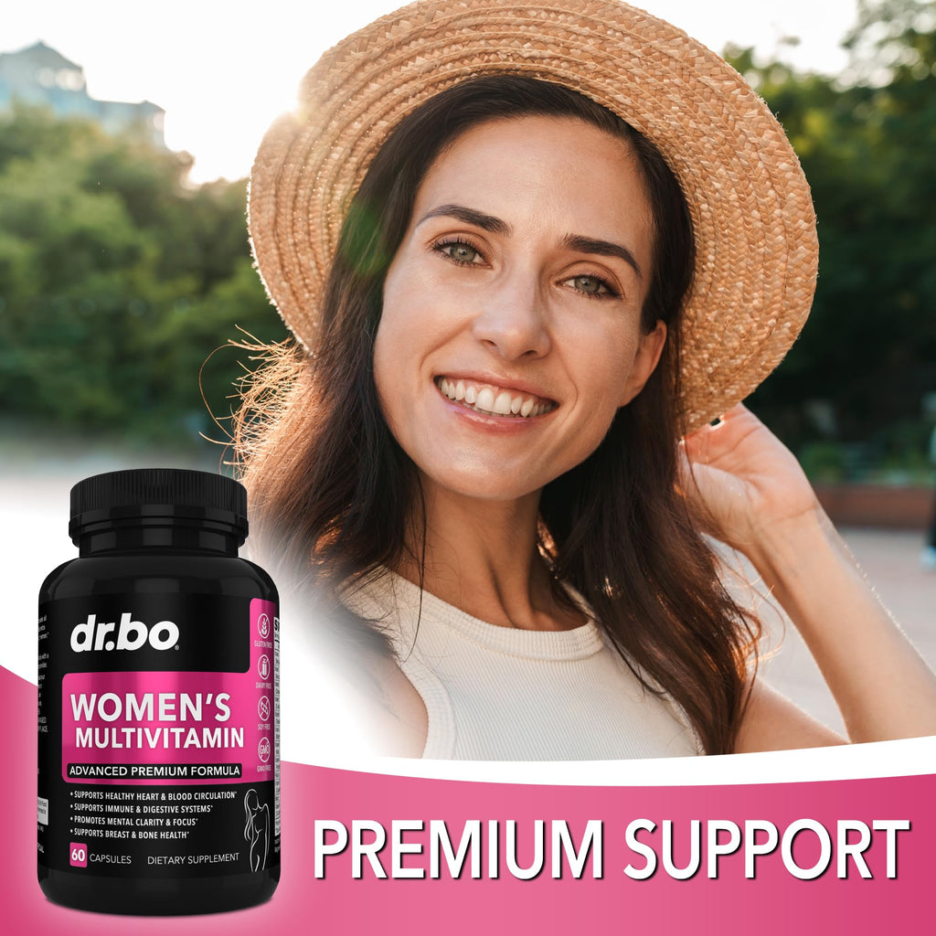 DR. BO Women's Multivitamin for Energy - 60 Capsules - image 5
