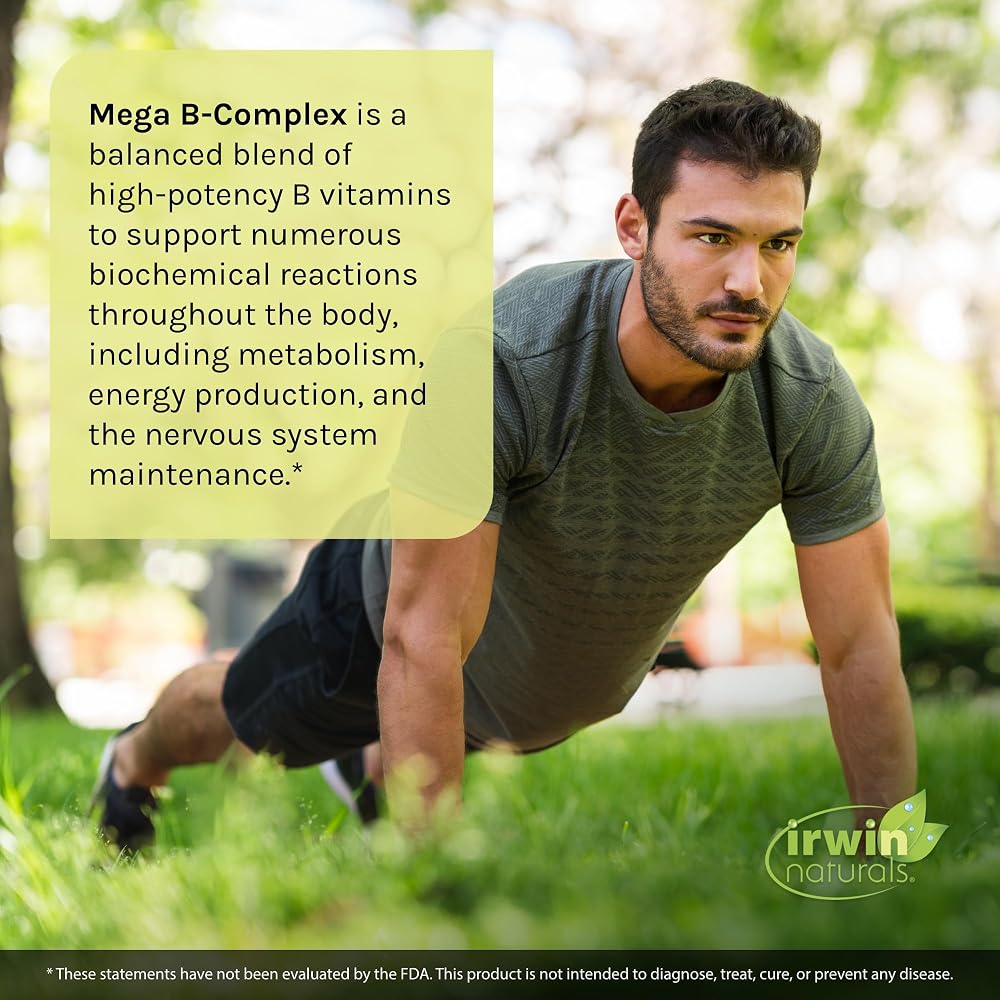 Irwin Naturals Advanced Absorption Mega-B Complex - 60 Softgels - image 3