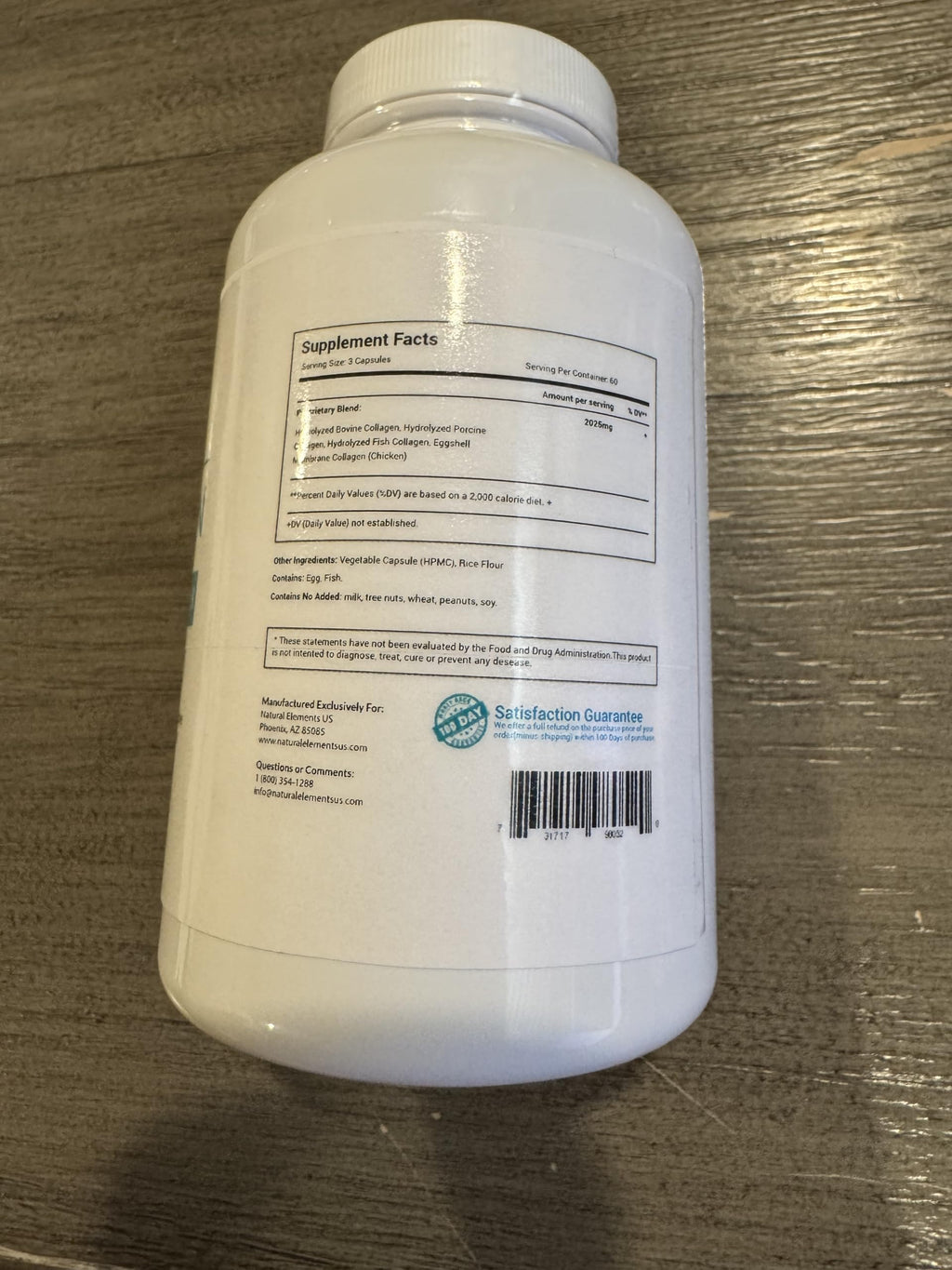 Natural Elements Multi Collagen 180 Protein Capsules - 2025mg - image 9