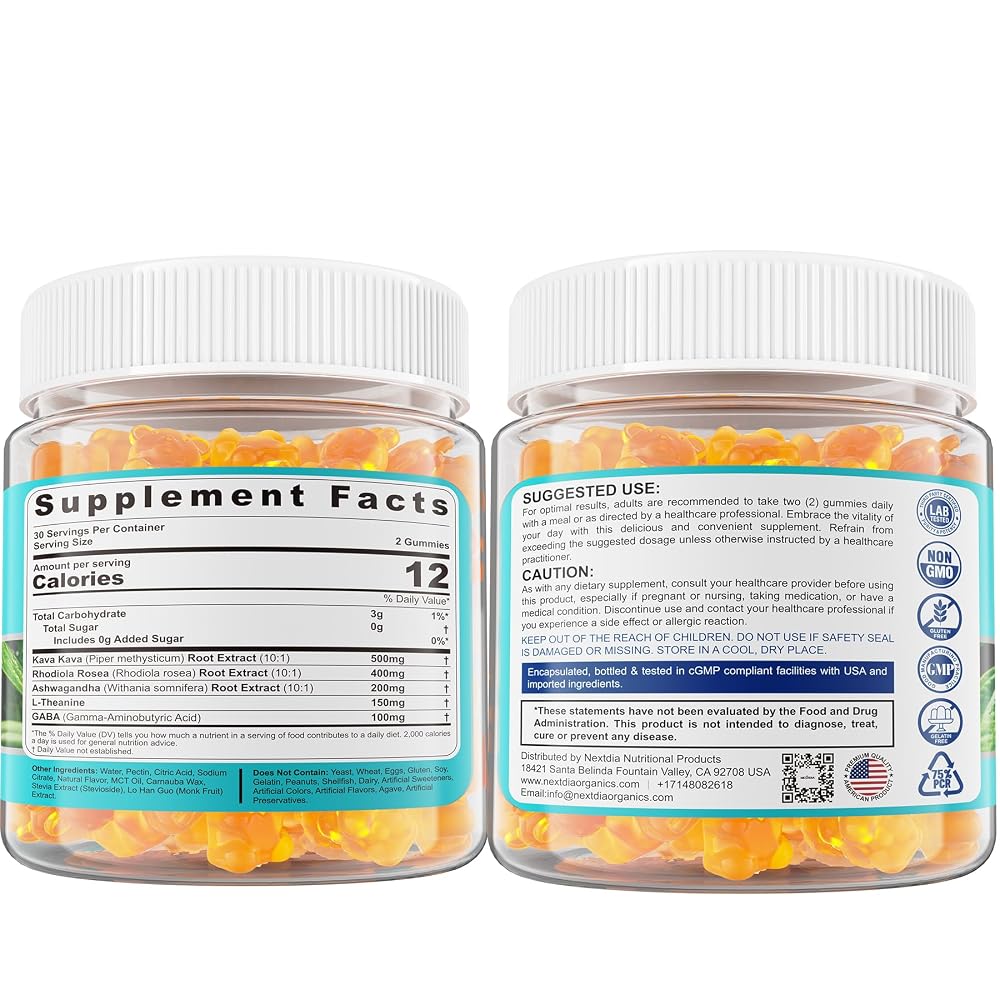 Nextdia Kava Kava Gummies