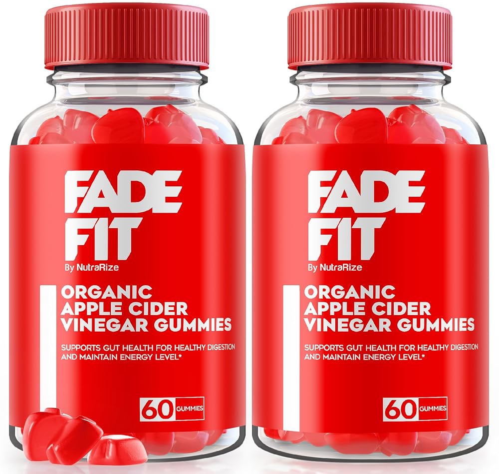 NutraRize Fade Fit Apple Cider Vinegar Gummies Keto Formula - 120 Gummies