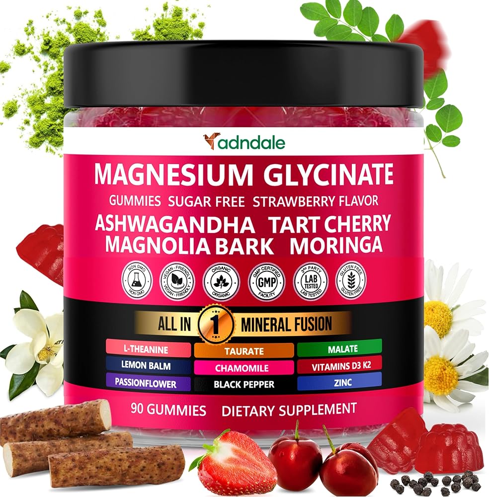 Adndale Magnesium Glycinate Gummies