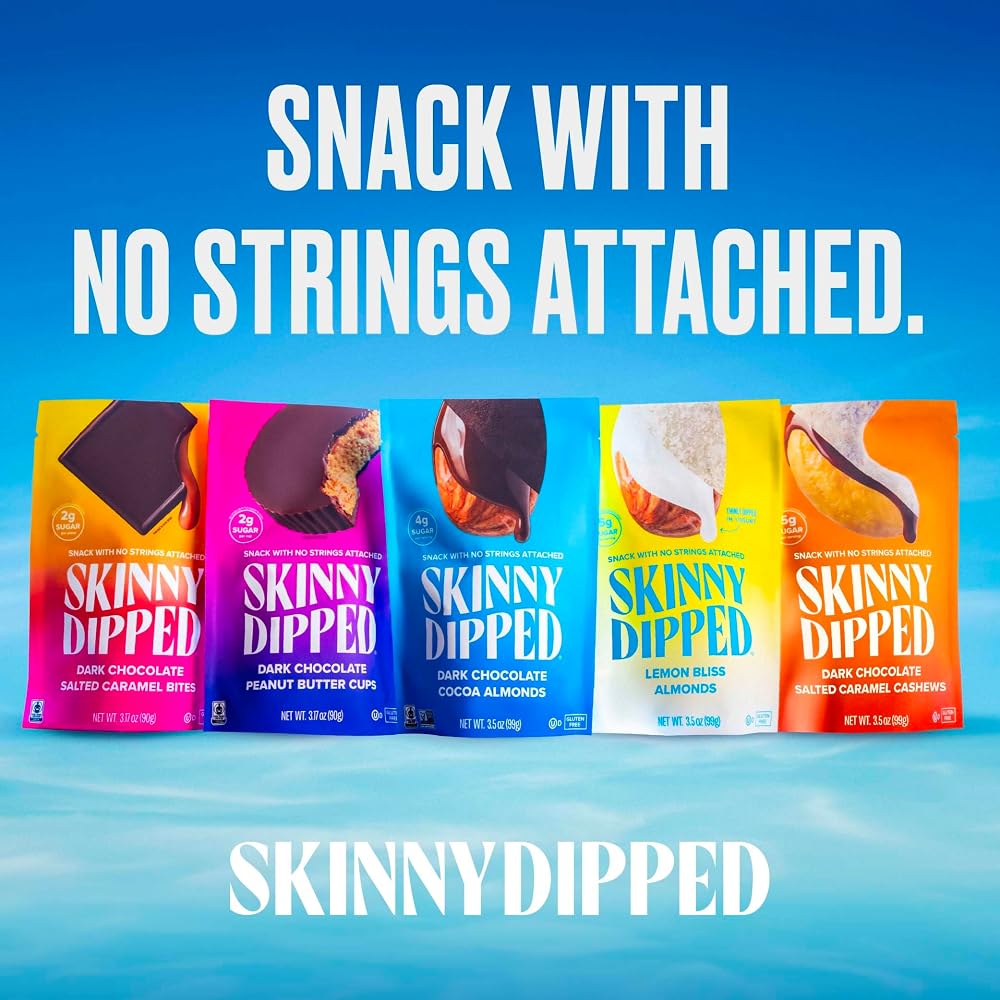 SkinnyDipped Super Dark Chocolate + Sea Salt Almonds - 3.5 oz - image 7