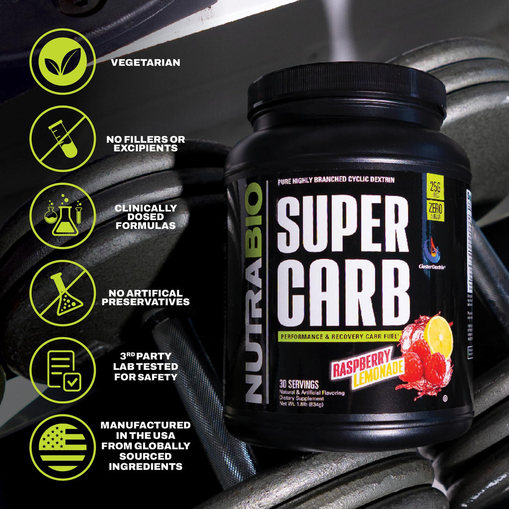 NutraBio Super Carb - Complex Carbohydrate Supplement Powder