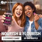 KEY ELEMENTS Hair Skin and Nails Biotin 10000mcg Gummies - 60 Count - image 5