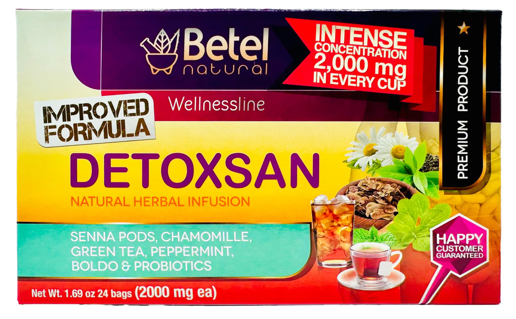 Betel Natural Detoxsan Total Detox Tea Whole Body Detox Formula - 24 - image 3