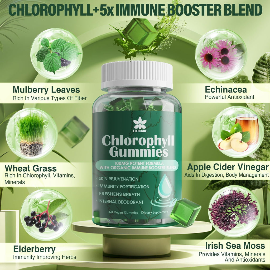 LILICARE Sugar Free Chlorophyll Gummies