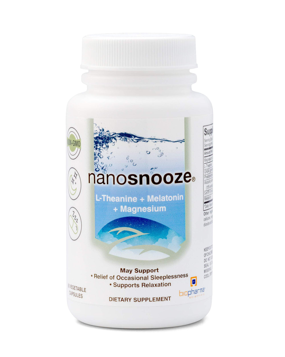 Biopharma Scientific NanoSnooze Sleep Aid Capsules - 60 Count
