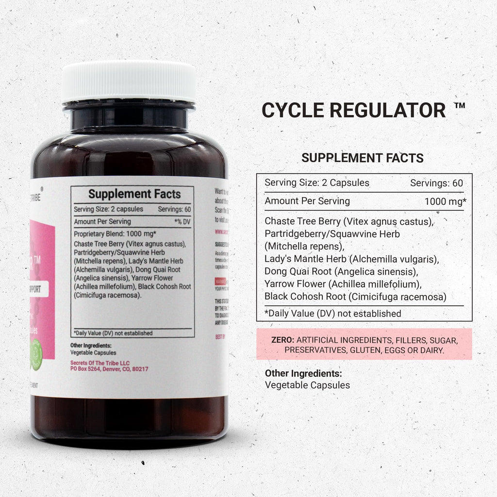 Secrets of the Tribe Cycle Regulator 60/120 Capsules