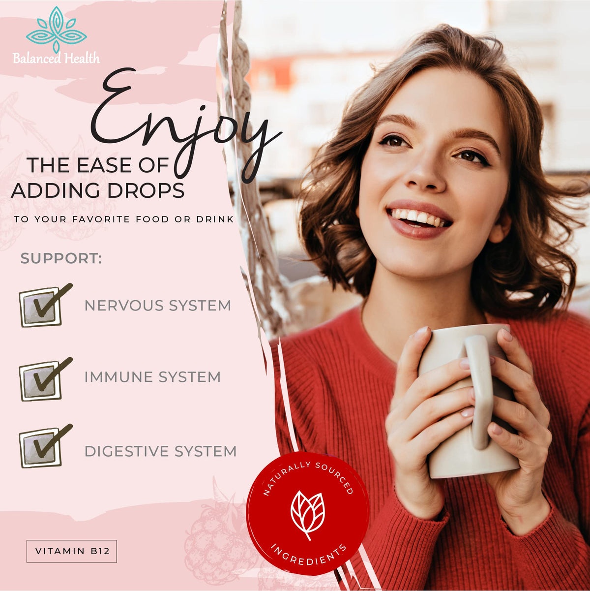 Balanced Health B12 1000 mcg Methylcobalamin Sublingual Drops - 120 Servings - image 3