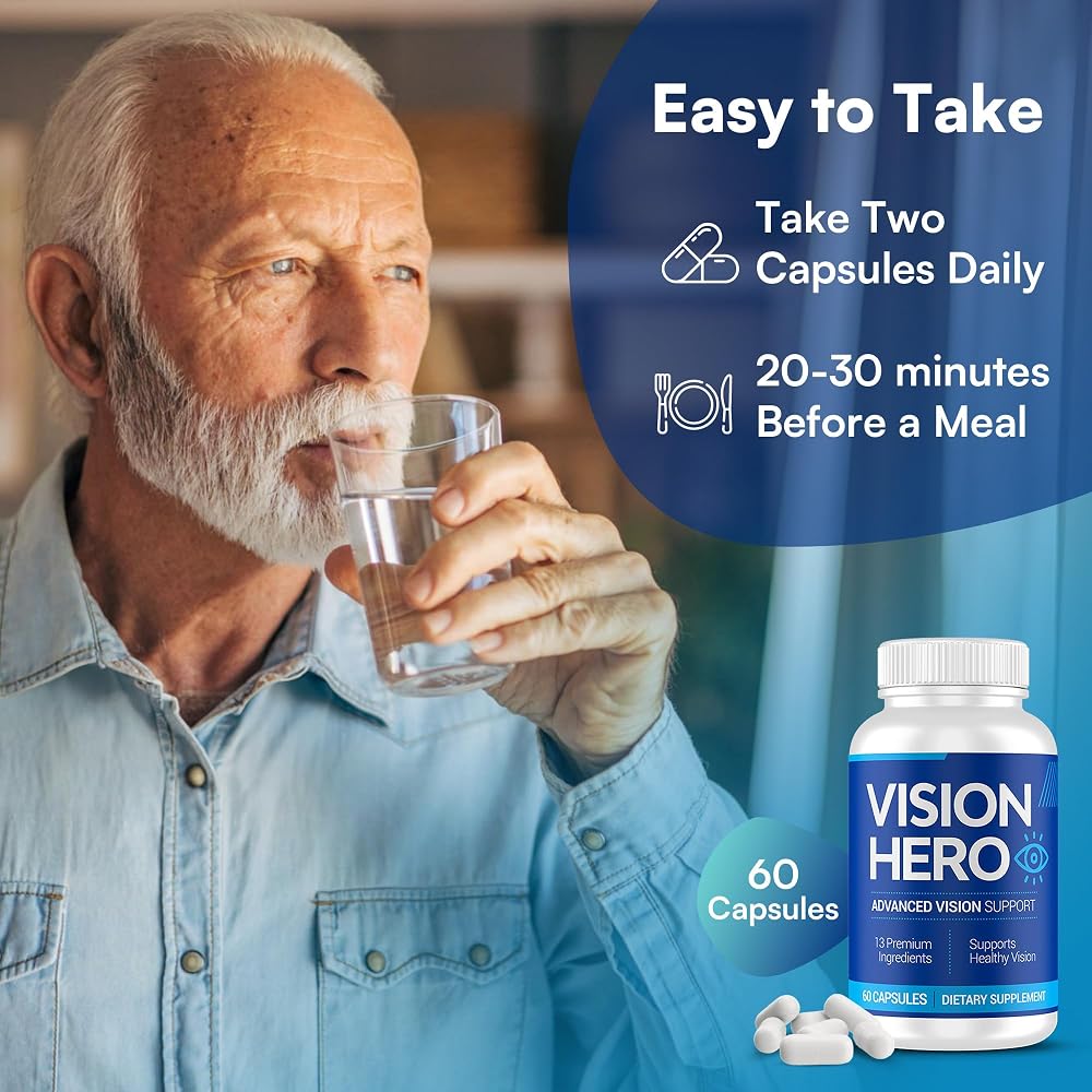 Vision Hero Advanced Vision Support Supplement Formula