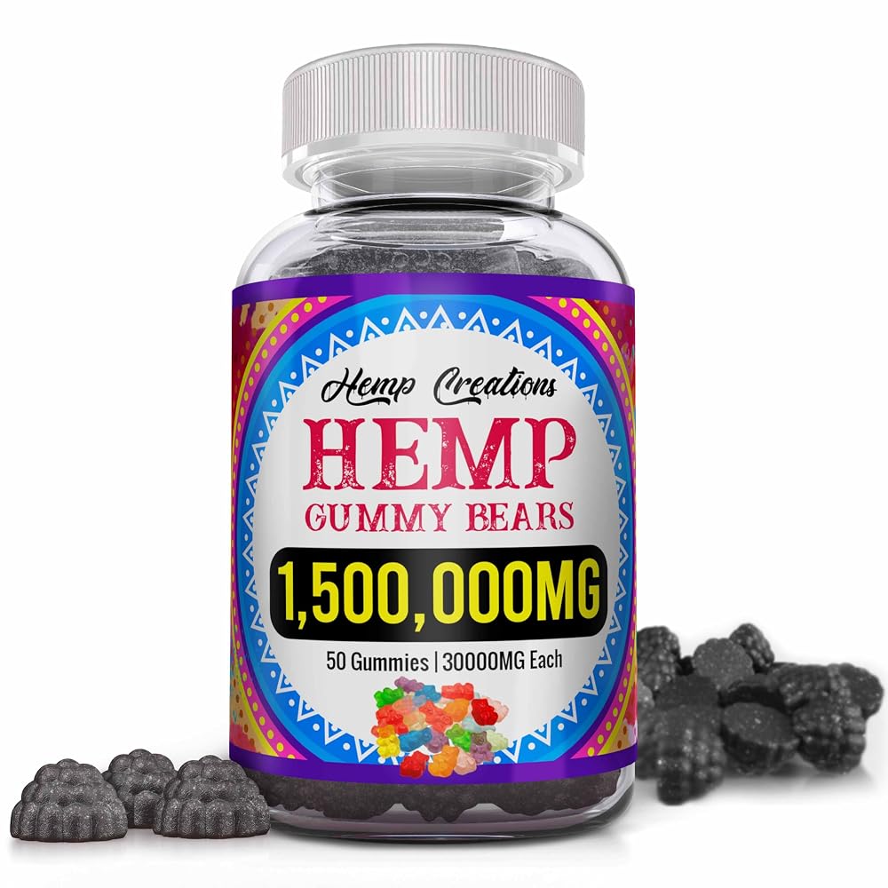 The Cbds Project Hemp Oil Gummies with L-Theanine - 50 Count