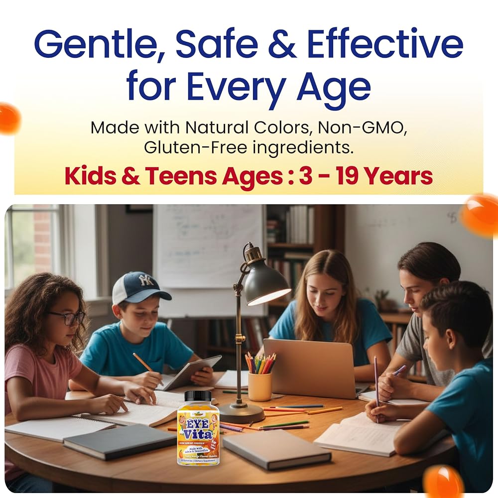 Therefore Kids Eye Vitamins Lutein 12mg - 30 Gummies - image 7