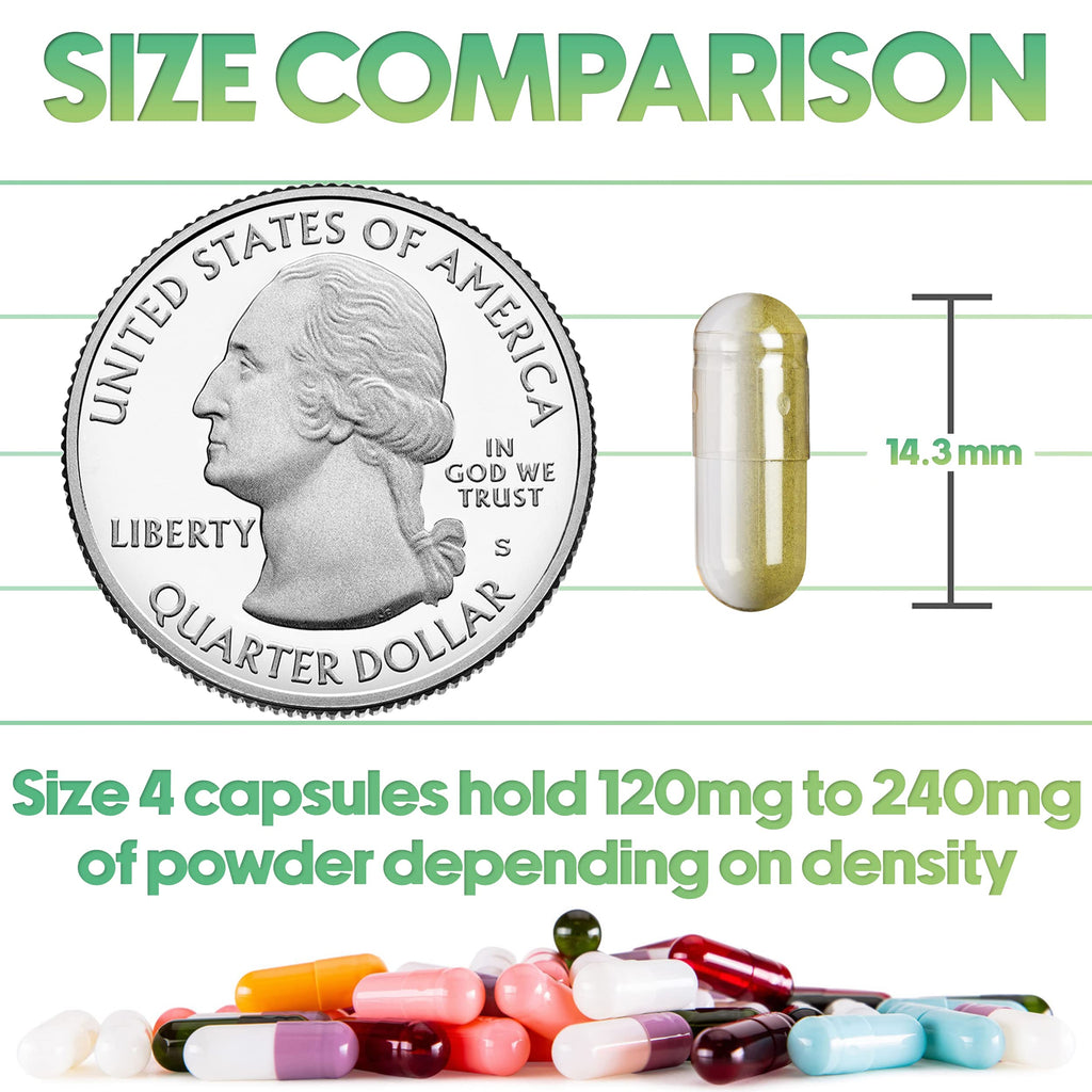 XPRS Nutra Size 4 Empty Capsules - 500 Count - image 2