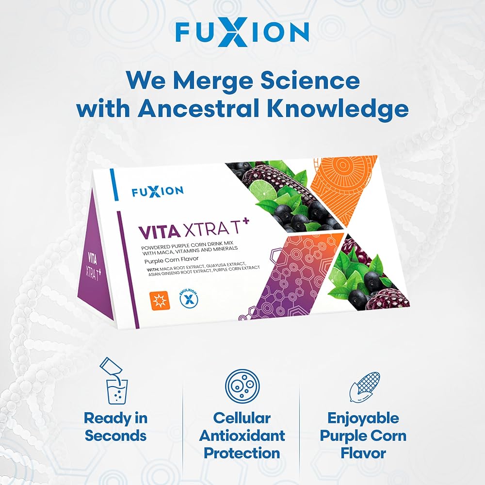 FuXion Vita Xtra T+ Energy Drink Powder - 28 Sticks - image 3