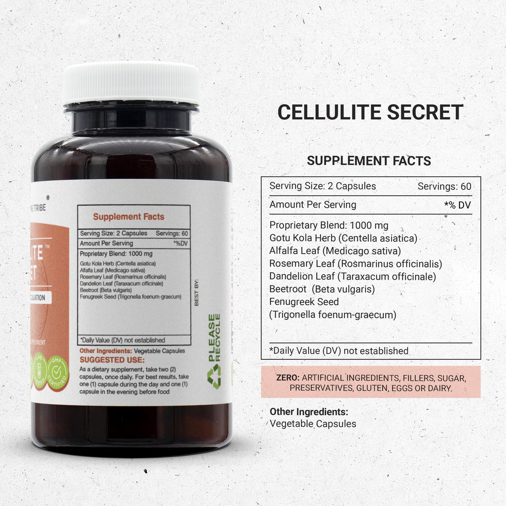 Secrets of the Tribe Cellulite Secret 60/120 Capsules