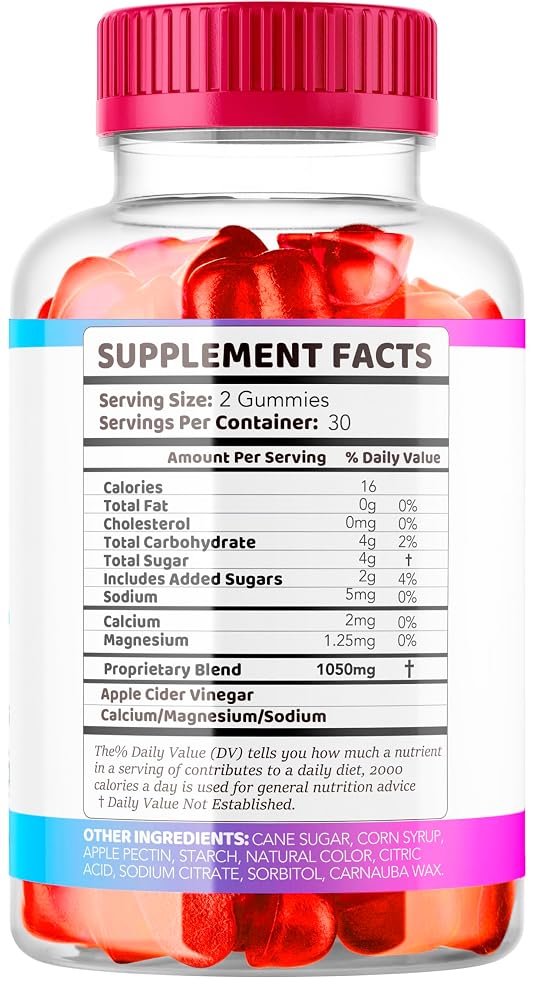 LIVORKA Slim Aura Keto ACV Gummies Apple Cider Vinegar - 120 Gummies - image 6
